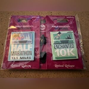 Run Disney 2019 Princess Marathon Pin Set